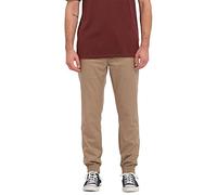 Volcom Frickin Slim Jogger Pantalon, Kaki, M Homme