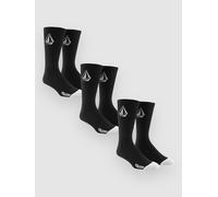 Volcom Full Stone 3Pk Chaussettes noir Uni