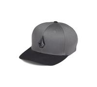 Volcom Full Stone Xfit Casquette de Baseball pour Homme, Asphalt Black - Nouveau, S