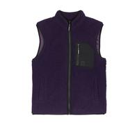 Volcom Gilet 'Muzzer Fuzzar' violet foncé / noir, Taille XL