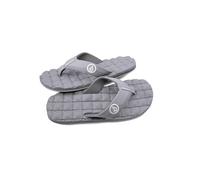 Volcom Homme Tongs avec Sandales Tongues, Gris Clair, 49 EU