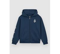Volcom Iconic Stone Gid Kids Sweat à capuche zippé bleu XL