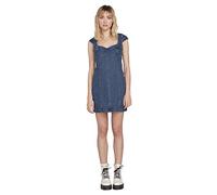 Volcom Im Not Sweet Dress Robe pour Femme S Bleu Indigo (Indigo Ridge Wash)