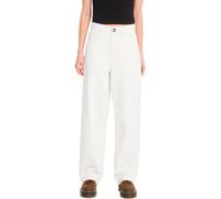 Volcom - Jean à la coupe décontractée - Weellow II Denim Dirty White pour Femme en Coton - Taille 29 US - Blanc Blanc 29 US