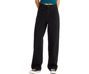 Volcom - Jean décontracté en coton - Weellow II Denim W Black pour Femme en Coton - Taille 26 US - Noir Noir 26 US