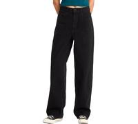 Volcom - Jean décontracté en coton - Weellow II Denim W Black pour Femme en Coton - Taille 31 US - Noir Noir 31 US