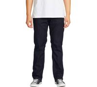 Volcom - Jean denim - Solver Denim Rinse pour Homme en Coton - Taille 34 - Bleu Bleu 34
