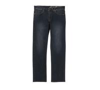 Volcom Jean ' SOLVER ' bleu / marron, Taille 30