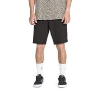 Volcom Kerosene 21" Hybrid Chino Shorts décontracté, Noir, 33W Homme