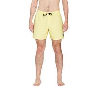 Volcom Lido Solid Trunk 16 Maillot de Bain, Jaune, L Homme