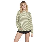 Volcom Lil Hoodie Sweatshirt à Capuche Femme, Vieux Vert, XS