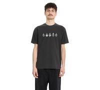 Volcom Lunar Phases Short Sleeve T-shirt Noir XL Homme