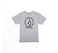 Volcom Men's Crisp Stone Heather Gray Short Sleeve T Shirt S