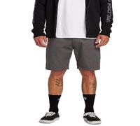 Volcom Men's Frickin Drifter 20" Chino Walk Short, Charcoal Heather-New