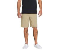 Volcom Men's Kerosene 21" Hybrid Shorts, Khaki, 30