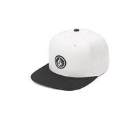Volcom Men's Quarter Twill Whitecap Grey Snapback Hat