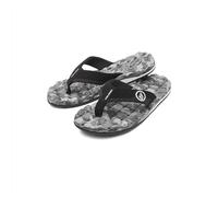 Volcom Men's Recliner Sandal Flip Flop, Grey Combo, 8
