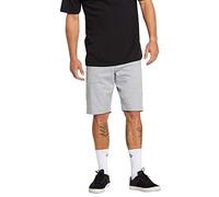 Volcom Men's Stretch Modern Fit 21" Chino Short, Grey, 30
