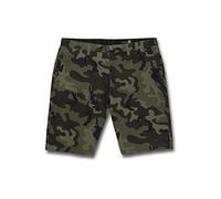 Volcom Men's Vmonty Chino Shorts, Green Combo