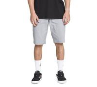 Volcom Men's Vmonty Stretch Chino Short, Heather Grey, 28