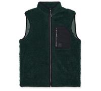 Volcom - Polaire sans manche en sherpa - Muzzer Fuzzar Vest Scarab pour Homme en Silicone - Taille S - Vert Vert S