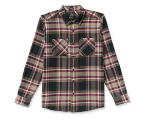 Volcom - Netastone Flannel L/S - Chemise - M - antique black