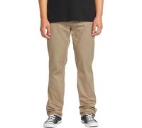 Volcom - Pantalon chino - Frickin Modern Stret Khaki pour Homme en Coton - Taille 28 US - Kaki Kaki 28 US
