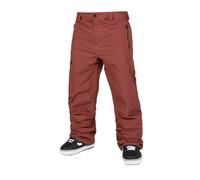 Volcom - Pantalon technique imperméable - L Gore-Tex Pant Redwood pour Homme - Taille M - Rouge Rouge M