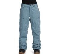 Volcom - Pantalon de snow imperméable et respirant - Pollock Pant W Denim pour Femme - Taille L - Bleu Bleu L