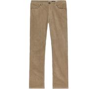 Volcom - Pantalon droit en velours côtelé - Solver 5 Pocket Corduroy Pant Brindle en Coton - Taille 31 US - Beige Beige 31 US