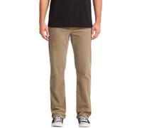 Volcom - Pantalon en velours côtelé - Solver 5 Pocket Cord Brindle pour Homme - Taille 31 US - Noir Noir 31 US