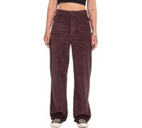 Volcom - Pantalon en velours côtelé - Weellow II Corduroy Pant W Raisin en Coton - Taille 29 US - Bordeaux Bordeaux 29 US