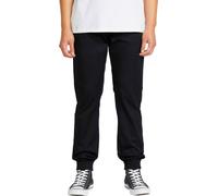 Volcom - Pantalon type jogging - Frickin Slim Jogger Black pour Homme - Taille S - Noir Noir S