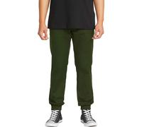 Volcom - Pantalon type jogging - Frickin Slim Jogger Dark Green pour Homme - Taille XL - Vert Vert XL