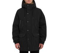 Volcom - Parka doublée en sherpa - Starget 5K Parka Black pour Homme - Taille S - Noir Noir S