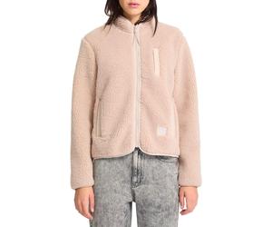 Volcom - Polaire zippée - Wuzer Fuzzar W Khakiest pour Femme en Silicone - Taille S - Beige Beige S