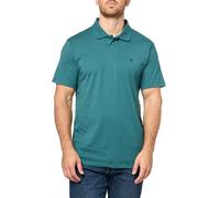 Volcom Polo à Manches Courtes - Coupe Classique, mélange de Coton Doux, Style décontracté Moderne, Bleu Cosmique, Taille M