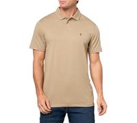 Volcom Polo à Manches Courtes - Coupe Classique, mélange de Coton Doux, Style décontracté Moderne, Kaki, Taille M