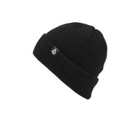 Volcom Power Beanie Bonnet d'hiver pour Femme Coupe Classique avec étiquette en Pierre tissée Noir Taille Unique
