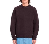 Volcom - Pull à col rond - Edmonder II Sweater Raisin pour Homme en Laine - Taille M - Violet Violet M