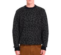 Volcom - Pull à col rond - Leopold Sweater Black en Nylon - Taille XL - Marron Marron XL