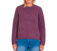 Volcom - Pull à col rond - Wedmonder Sweater W Orchid pour Femme en Laine - Taille M - Violet Violet M
