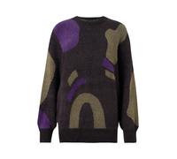 Volcom Pull-over olive / violet foncé / noir, Taille XS