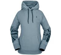 Volcom Pullover En Fleece Côtelé À Capuche Batik Tie-Dye Vert Pour Femme
