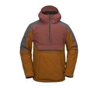 Volcom Pullover Hooded Jacket Brighton Pull Anarok Veste de Snowboard à Capuche, Caramel S5, X-Large Homme