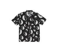 Volcom Purestone Chemise boutonnée à Manches Courtes pour Homme, Noir, XL