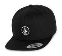 Volcom Quarter Twill Cap Noir - Snapback Cap Avec Patch Stone Logo