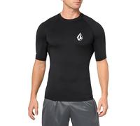 Volcom Rashguard uni à Manches Courtes UPF 50+ Maillot dermoprotecteur, Noir 124, XL Homme