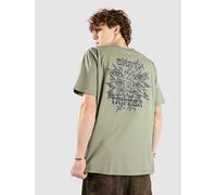Volcom T-shirt bleu marine/vert clair, taille L