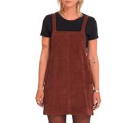 Volcom - Robe en coton - Power Chord Dress Tobacco Brown en Coton - Taille M - Marron Marron M